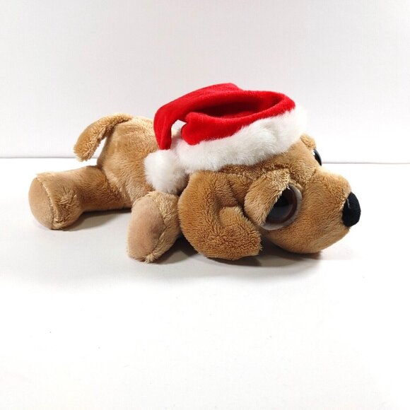 Russ Berrie Li'L Peepers Labrador Blonde Noel Christmas Dog - Picture 1 of 6